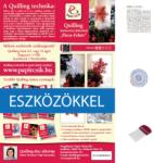  Piros-Fehér - Quilling minta (200db csík 16db mintához, leírás, eszközök)