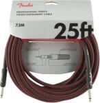 Fender Professional Series 25' Instrument Cable Red Tweed