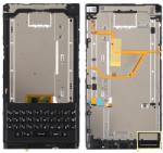  tel-szalk-008962 BlackBerry Priv fekete előlap lcd keret, burkolati elem (tel-szalk-008962)