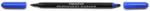 KOH-I-NOOR Marker permanent 2 capete albastru KOH-I-NOOR, 12 buc/set