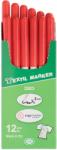 KOH-I-NOOR Marker subtire TEXTIL rosu