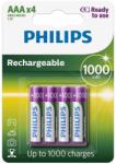 Philips Philips R03B4RTU10/10 - 4 db tölthető elem AAA MULTILIFE NiMH/1, 2V/1000 mAh P2235 (P2235)