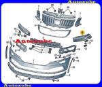 Skoda KAROQ 2017.11. -2022.02 /NU/ Első lökhárító rács bal /Gyári alkatrész/ (Egyedi rendelésre, NEM visszáruzható) 57A807367