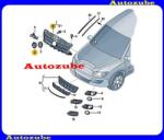 VW TIGUAN 1 2007.11-2011.06 /5N/ Embléma első "VW" /Gyári alkatrész/ (Egyedi rendelésre, NEM visszáruzható) 561853600