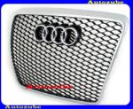 AUDI A6 C6 2008.08-2011.09 /4F/ Hűtődíszrács "RS6" króm kerettel, komplett /Gyári alkatrész, csak előleggel rendelhető/ 4F0853651ALYNP 4F0853651AL