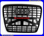 AUDI A6 C6 2008.08-2011.09 /4F/ Hűtődíszrács "S6" fekete kerettel, komplett /Gyári alkatrész, csak előleggel rendelhető/ 4F0853651AJVMZ 4F0853651AJVMZ