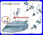 AUDI A4 B8 2007.11-2012.01 /8K/ Fényszórófül javító jobb oldalsó /Gyári alkatrész/ (Egyedi rendelésre, NEM visszáruzható) 8K1941122A