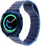 iUni Curea piele Smartwatch Samsung Galaxy Watch 4, Watch 4 Classic, Gear S2, iUni 20 mm Blue Leather Loop (510335)