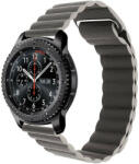 iUni Curea piele Smartwatch Samsung Galaxy Watch 4, Watch 4 Classic, Gear S2, iUni 20 mm Dark Gray Leather Loop (510281)