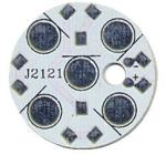  92981 Alu panel LED-hez, 5x1W