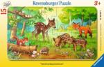 Ravensburger Animale in padure - 15 piese (06376) Puzzle