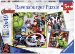 Ravensburger Marvel - Avengers - 3x49 piese (08040) Puzzle
