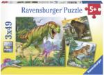 Ravensburger Dinozauri 3x49 piese (09358) Puzzle