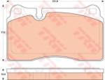 TRW Set placute frana, frana disc AUDI TT (8J3) (2006 - 2014) TRW GDB1912