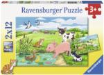 Ravensburger Animale la ferma - 2x12 piese (07582) Puzzle