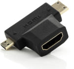 VIVA 177414 HDMI T adapter, HDMI fogl. - miniHDMI-C+
