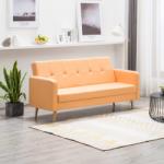 vidaXL Canapea, portocaliu, material textil (247035) Canapea