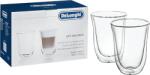 De-Longhi Dupla falú termo üvegpohár, latte macchiato