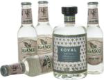 KOVAL Gin 47% 0,5 l & J. Gasco Indian Tonic 4x0,2 l