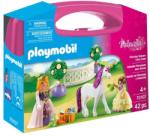 Playmobil Set Portabil - Printese Si Unicorn (70107)