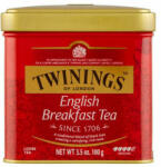 TWININGS English Breakfast szálas fekete tea fémdobozban 100 g