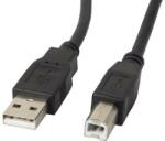 LANBERG Lanberg cable USB 2.0 AM-BM 1.8m black (CA-USBA-10CC-0018-BK)