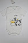 SUNNY KIDS Боди с къс ръкав Тигър /бял/, 56