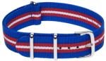  Nato Szíj, Kék/piros/fehér, 20mm