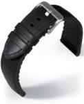  EULIT Eutec Waterproof bőr óraszíj, fekete/kék 20mm - orabox