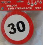  30. évszámos függődísz (6 db-s)-602203