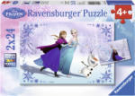 Ravensburger Frozen - Surori pentru totdeauna 2x24 piese (09115) Puzzle