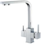 Bivio csaptelep víztisztítóhoz 3-utas, KRÓM, CUBE (3W-CR-CUB)