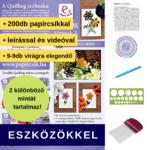  Virágok 2. - Quilling minta (200db csík 18db mintához, leírás, eszközök)