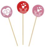 Nauty lollipops Valentin nyalóka 18g kínálóban