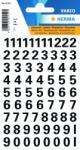 HERMA Vario No. 4159 fekete színű, 10 mm magasságú, időjárásálló öntapadó számok, karakterek: 0-9 - kiszerelés: 1 ív / csomag (Herma No. 4159)