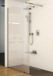 RAVAK Walk-In Wall -110- fix zuhanyfal (fekete profil + transparent üveg) GW9WD0300Z1