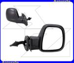 CITROEN BERLINGO 2 2015.03-2018.05 /B9/ Visszapillantó tükör jobb, manuális, domború tükörlappal, hőmérős, fekete borítással PG9107104