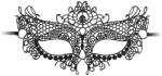 Ouch! Queen Black Lace Mask Black