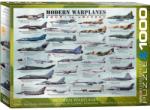 EUROGRAPHICS Modern Warplanes - 1000 piese (6000-0076) Puzzle