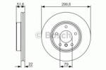 Bosch Disc frana BMW Seria 3 Cupe (E46) (1999 - 2006) BOSCH 0 986 479 S32