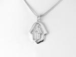 Ezüst Fatima keze védelmező amulett ezüst medál