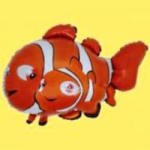 Flexmetal Fólia lufi, mini forma, bohóc hal