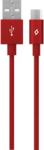 Ttec Кабел AlumiCable Micro USB Charge/Data Cable, Червен, 116247