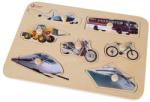 Classic World Детски дървен пъзел Classic World - Пъзел с превозни средства (3741) - ozone