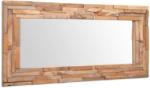 vidaXL Oglindă decorativă din lemn de tec, 120 x 60 cm, dreptunghiular (244564)