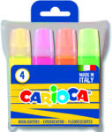 CARIOCA Színes fluoreszkáló szövegkiemelő szett 4db-os - Carioca (42870) - jatekshop