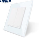 LIVOLO Priza blank/goala Livolo cu rama din sticla
