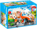 Playmobil Ambulanța cu lumină și sunet (70049)