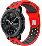 iUni Curea ceas Smartwatch Samsung Galaxy Watch 46mm, Samsung Watch Gear S3, iUni 22 mm Silicon Sport Red-Black (510670)