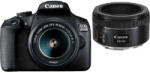 Canon EOS 2000D + EF-S 18-55mm f/3.5-5.6 IS II + 50mm STM (2728C030AA) Aparat foto